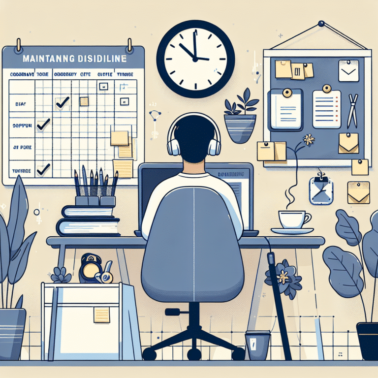 Como manter disciplina no home office