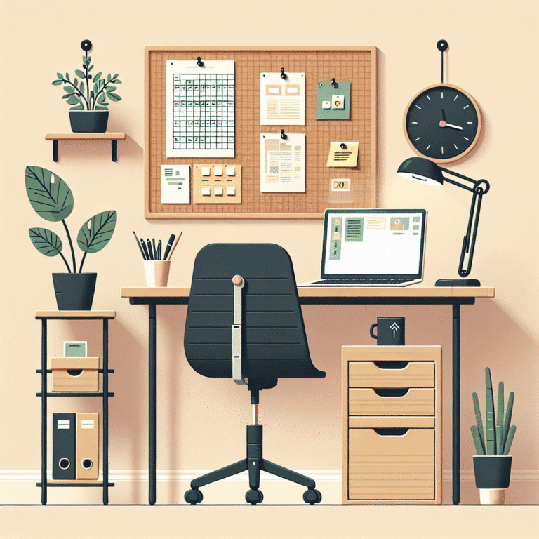 como organizar seu home office com soluções econômicas