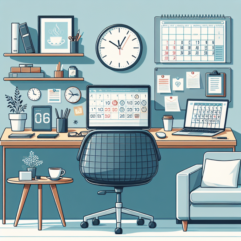 Gerenciando seu tempo no escritório em casa
