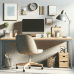 Produtividade com móveis e acessórios baratos