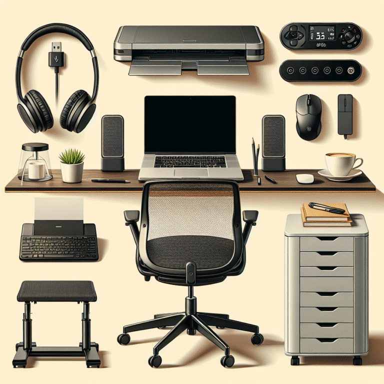 acessórios essenciais para home office: top itens em conta