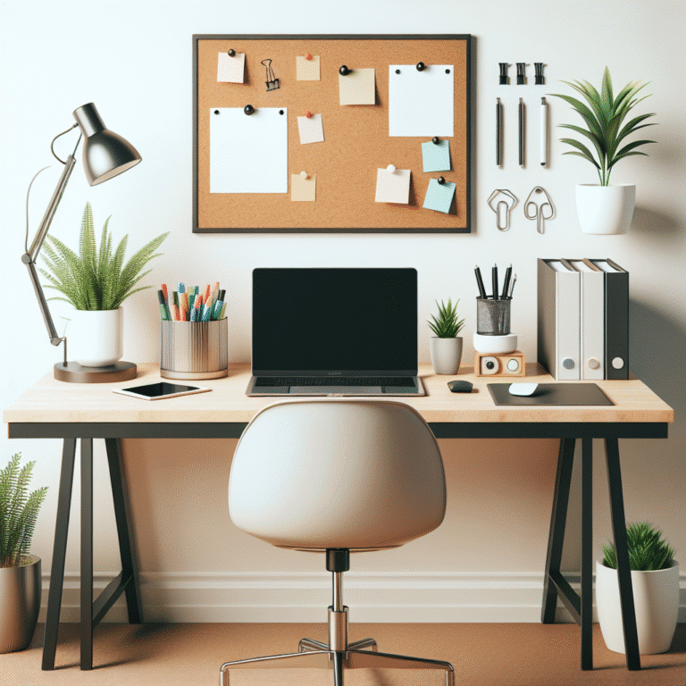 Técnicas simples para organizar seu espaço de trabalho